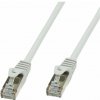 síťový kabel Logilink CP1102S Patch, CAT 5e F/UTP, 15m, šedý