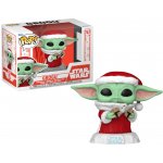 Funko Pop! 747 Star Wars The Mandalorian Holiday Grogu – Zboží Mobilmania