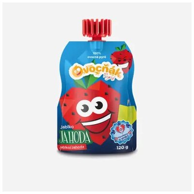 Ovocňák pyré Jablko-Jahoda 120g – Zboží Dáma