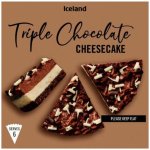 Iceland Cheesecake pečený dezert s bílou, mléčnou a hořkou čokoládou 420 g – Zboží Dáma