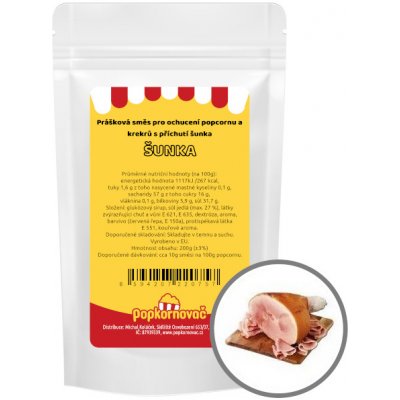 Popkornovač.cz Popcorn příchuť Šunka 200 g – Zboží Dáma