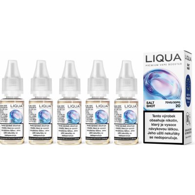 Liqua Nic Salt shot Booster PG30/VG70 5x10 ml 20 mg – Sleviste.cz