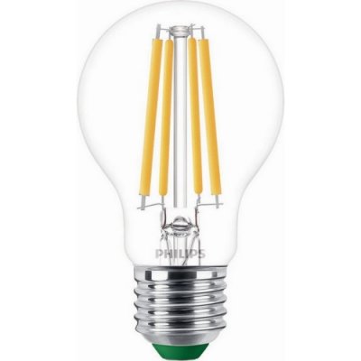Philips LED žárovka E27 Master Filament A60 4W 60W teplá bílá 3000K – Zboží Mobilmania