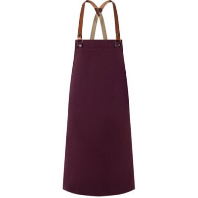 Karlowsky Gastro zástěra s laclem KY054 Aubergine 70x85cm – Hledejceny.cz