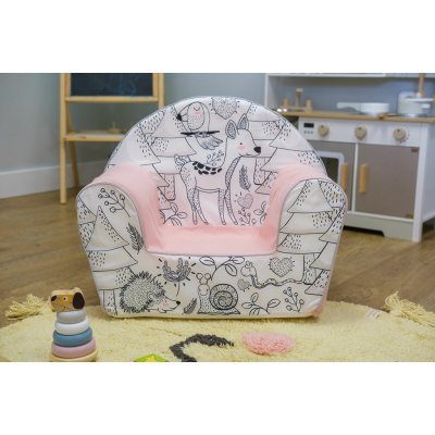 Ourbaby Dětské křesílko 30900 Wood Animal – Hledejceny.cz