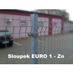 Plotový sloupek hranatý 60x40 mm, výška 240 cm ZN – Zboží Mobilmania