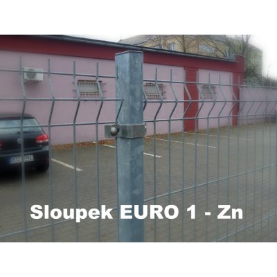 Plotový sloupek hranatý 60x40 mm, výška 240 cm ZN – Zboží Mobilmania
