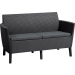 KETER SALEMO 2 seater sofa grafit – Zboží Mobilmania