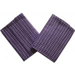 Sleep-well Drobná kostka 50x70 3 ks cm fialovo/bílá – Zboží Dáma