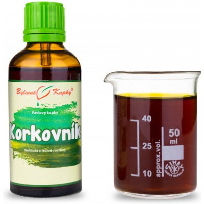 Bylinné kapky Pavlovy Korkovník TCM tinktura z korkovníku 50 ml – Hledejceny.cz