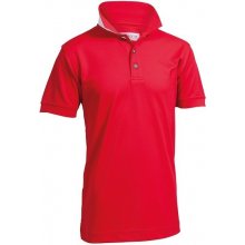 BACKTEE junior Quick Dry Perf. Polo, Tango red