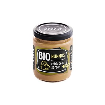 Rūdolfs Rudolfs BIO Hummus pomazánka cizrnová, křupavá, 230 g – Zboží Dáma