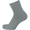 Knitva Bavlněné froté ponožky šedá střední