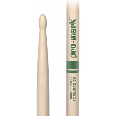 ProMark Classic Forward 7A Raw Hickory Drumstick Oval Wood Tip – Zboží Mobilmania