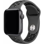 Eternico Sporty pro Apple Watch 42mm / 44mm / 45mm Deep Black and Gray AET-AWSP-BlGr-42 – Zboží Živě