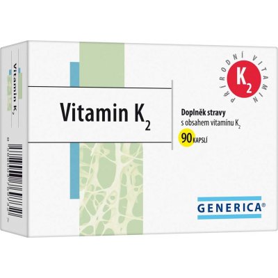 Generica Vitamin K2 90 kapslí – Zbozi.Blesk.cz