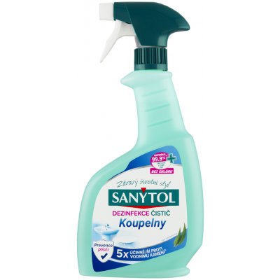 Sanytol Sprej Dezinfekční čistič na Koupelny a vodní kámen 500 ml – Sleviste.cz