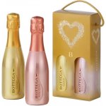 Bottega Mini Set Prosecco Gold a Rosé 11% 2 x 0,2 l (karton) – Zboží Dáma