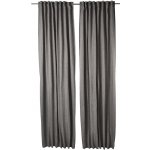 LIVARNO Sada závěsů, 2dílná, 135 x 254 cm (tmavě šedá) – Zboží Dáma