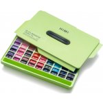 HIMI kvašové barvy Twin Cup Gouache Set 72 Colours Apple Green Case – Sleviste.cz