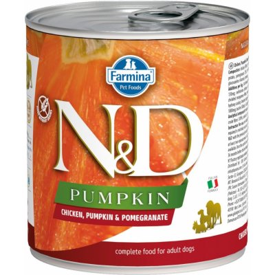 N&D Pumpkin Dog Adult Chicken & Pomegranate 285 g