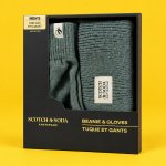 Pánská zimní sada čepice a rukavice SCOTCH&SODA olivová – Hledejceny.cz