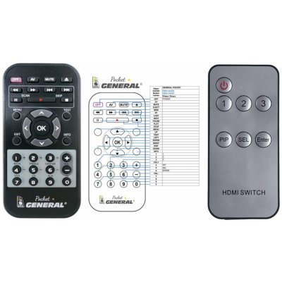Dálkový ovladač General HDMI Switch – Sleviste.cz