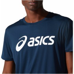 Asics pánské funkční tričko s krátkým rukávem Core TOP 2011C334 402 S modré