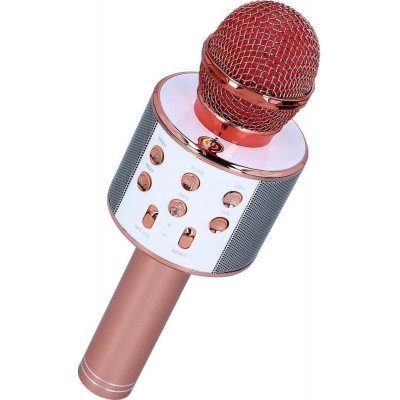 MG Bluetooth Karaoke s reproduktorem růžovozlatý