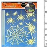 Anděl 10047 samolepící dekorace pavouci svítící ve tmě 38x30cm – Hledejceny.cz