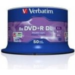 Verbatim DVD+R DL 8,5GB 8x, AZO, spindle, 50ks (43758) – Zboží Mobilmania