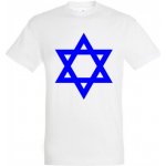 Triko se symbolem Davidovy hvězdy Izrael bílé – Zboží Dáma
