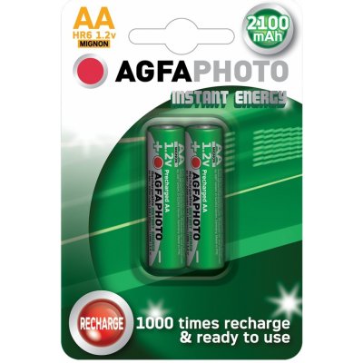 AgfaPhoto AA 2100 mAh 2ks AP-HR62100IE-2B – Zboží Živě