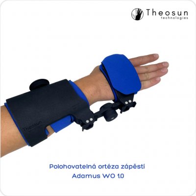 Theosun technologies Polohovatelná ortéza zápěstí Adamus WO 1.0 Levá – Hledejceny.cz
