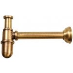 Sapho RETRO umyvadlový sifon 5/4", odpad 32 mm, bronz 9596 – Hledejceny.cz