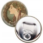 Kovový otvírák Alfons Mucha - Laurel, ø 5,8 cm – Hledejceny.cz