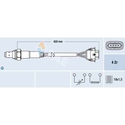 FAE Lambda sonda 77247 – Zboží Mobilmania