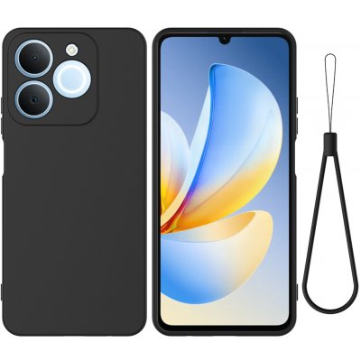 VSECHNONAMOBIL 123317 RUBBER Ochranný obal pro Realme Note 70T černý – Sleviste.cz