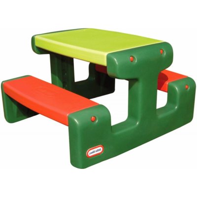 Little Tikes piknikový stůl junior zelenooranžový – Zboží Dáma