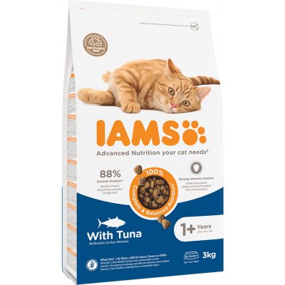 Iams for Vitality Adult s tuňákem 3 kg – Zboží Mobilmania