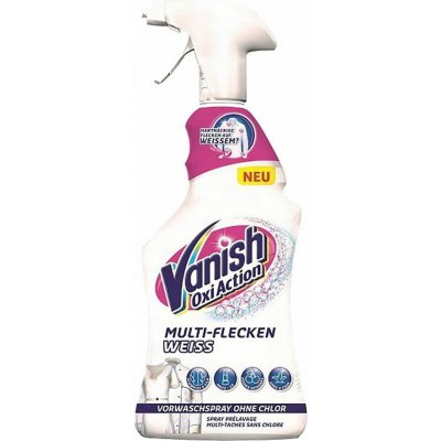 Vanish Oxi Action Odstraňovač skvrn ve spreji na bílé prádlo 750 ml – Hledejceny.cz