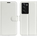 Litchi knížkové pouzdro na Realme C71 - bílé – Zboží Živě
