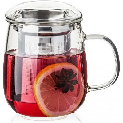 4Home Hrnek na čaj se sítkem Hot&Cool 450 ml – Sleviste.cz