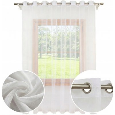 Záclona Xzhome voál bílá 300 x 250 cm na kolečkách – Hledejceny.cz