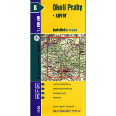 TM 08 Okolí Prahy sever 1:100 000