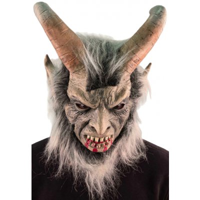 Maska čert Barnabáš s vlasy a vousy – Zboží Dáma