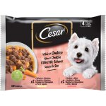 Cesar Selection v omáčce 4 x 100 g – Zbozi.Blesk.cz