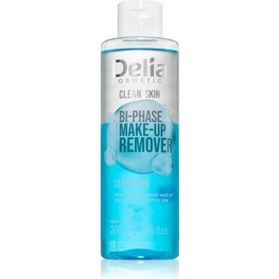 Delia Cosmetics Clean Skin dvoufázový odličovač na obličej a oční okolí 200 ml – Hledejceny.cz