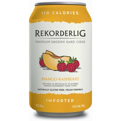 Rekorderlig Mango Raspberry Cider 24 x 0,33 l (plech) – Zboží Dáma