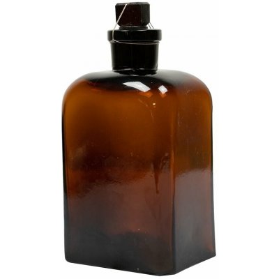 Láhev skleněná hranatá s broušeným hrdlem 500ml HNĚDÁ 820294-500 – Hledejceny.cz